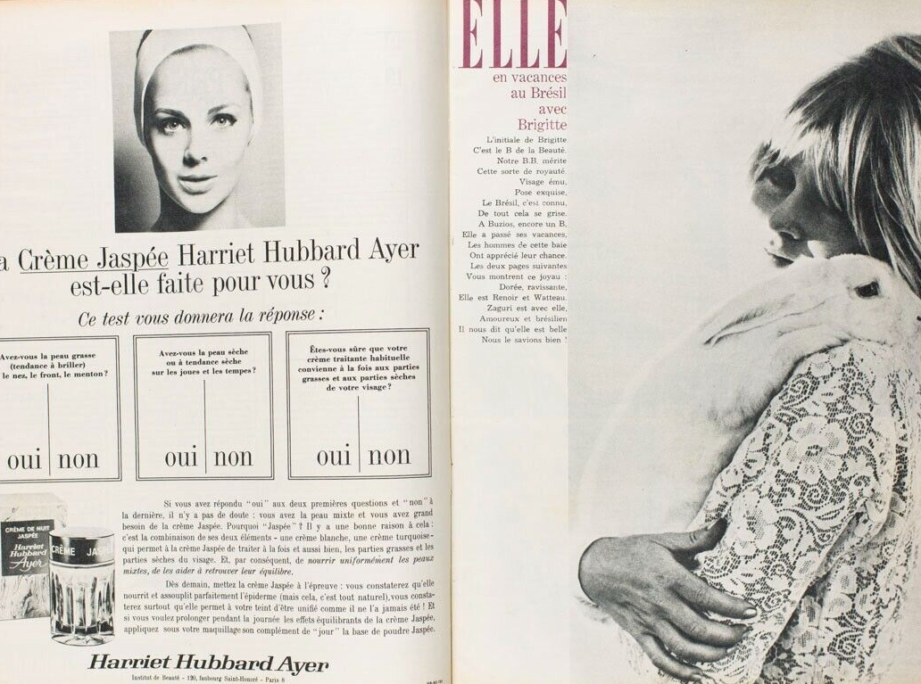 Francoise Hardy BRIGITTE BARDOT Roman Cieslewicz JEANLOUP SIEFF Elle magazine Fr