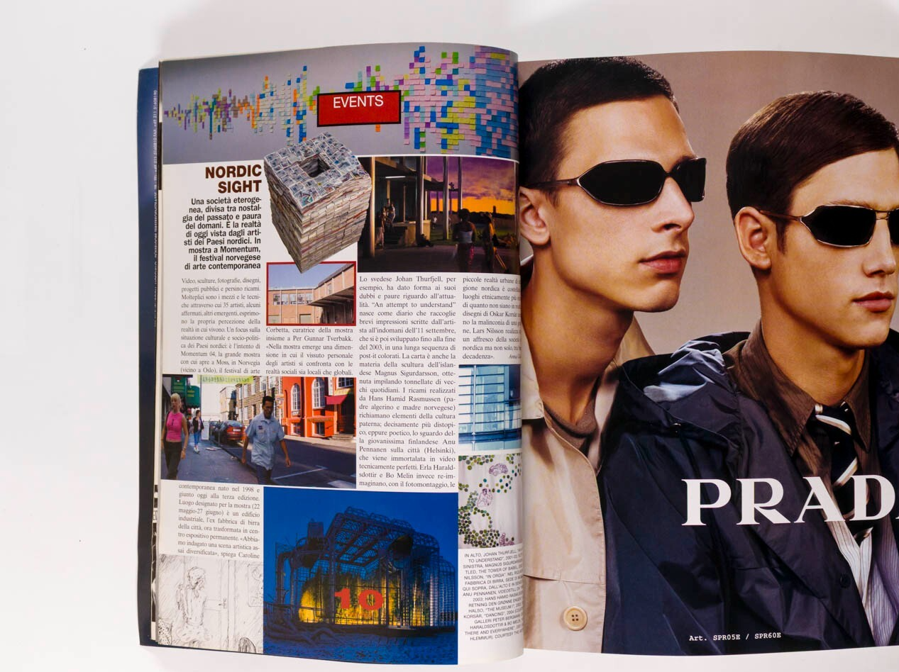 Brad Pitt STEVEN KLEIN James Spader L'UOMO VOGUE May 2004 Kevin Bacon BLONDE 351