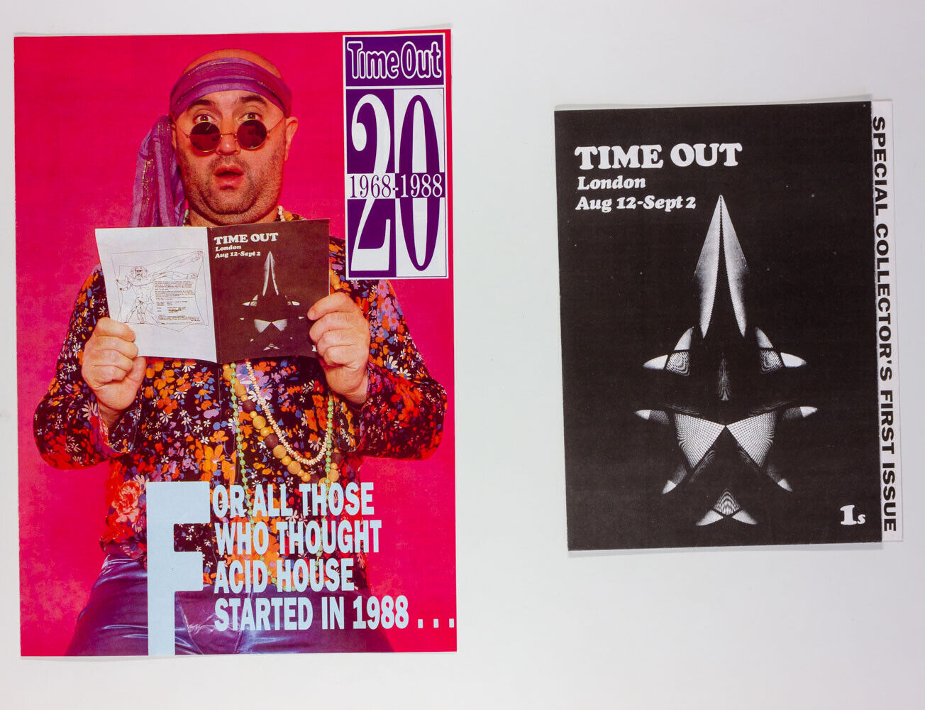 1st issue TIME OUT LONDON Alexei Sayle MARC BOLAN David Bowie 1968-1988 magazine