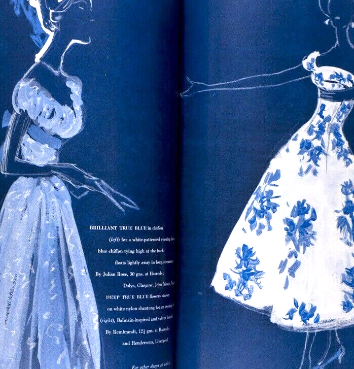 Norman Parkinson RENE BOUCHE Carroll Baker PIERRE BONNARD Vogue 1957 February UK