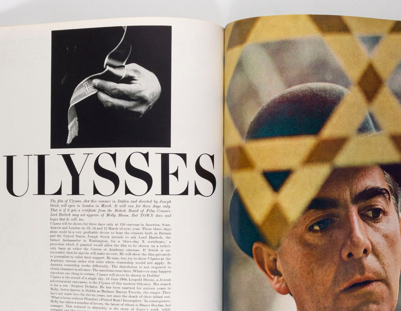 DONYALE LUNA Salvador Dali MICHAEL COOPER Tariq Ali JOSEPH STRICK Town magazine