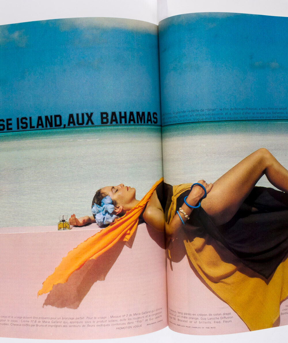 Dalila Di Lazzaro GUY BOURDIN Janice Dickinson SARAH MOON Fiji VTG Paris Vogue