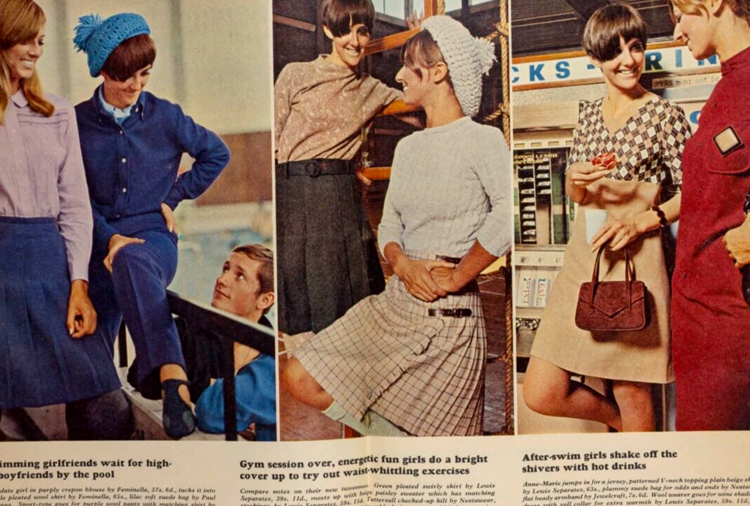 The Avengers DIANA RIGG Paulene Stone TWIGGY Grace Coddington PETTICOAT magazine