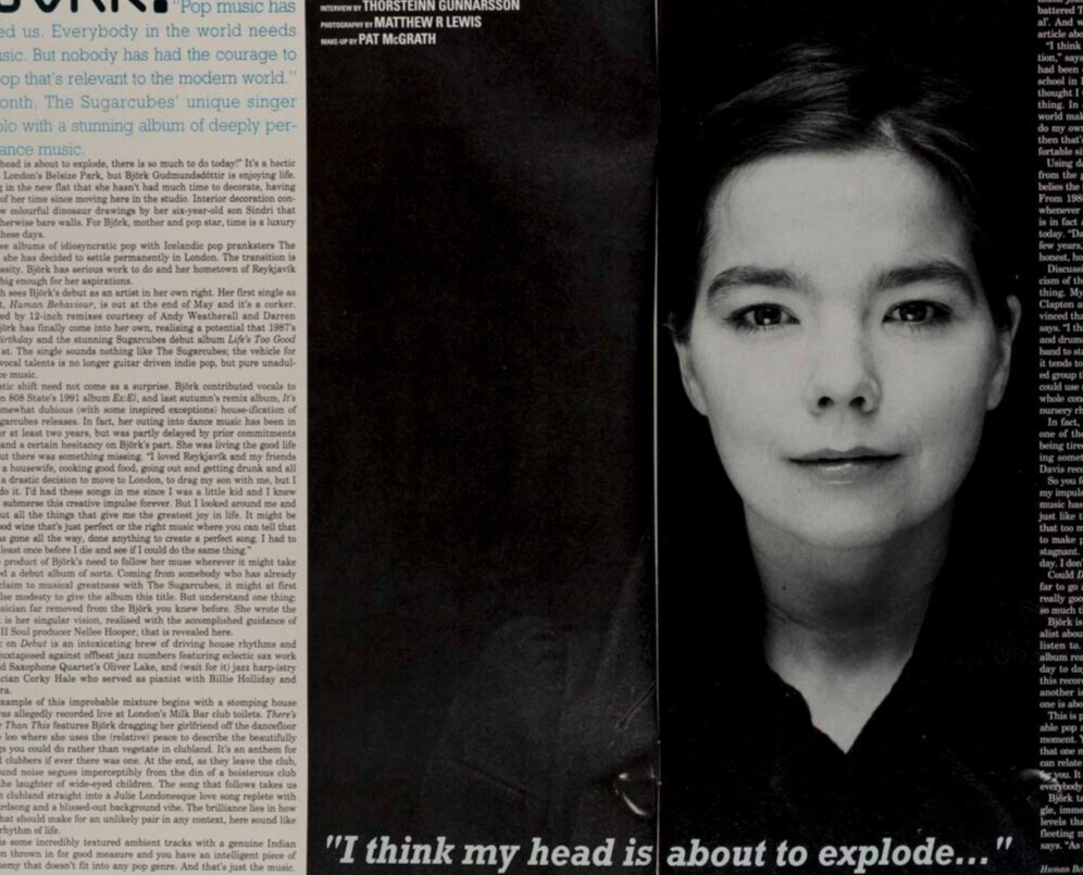 BJORK Judy Blame JAMIROQUAI Costume National GABBERHOUSE Rap music i-D MAGAZINE