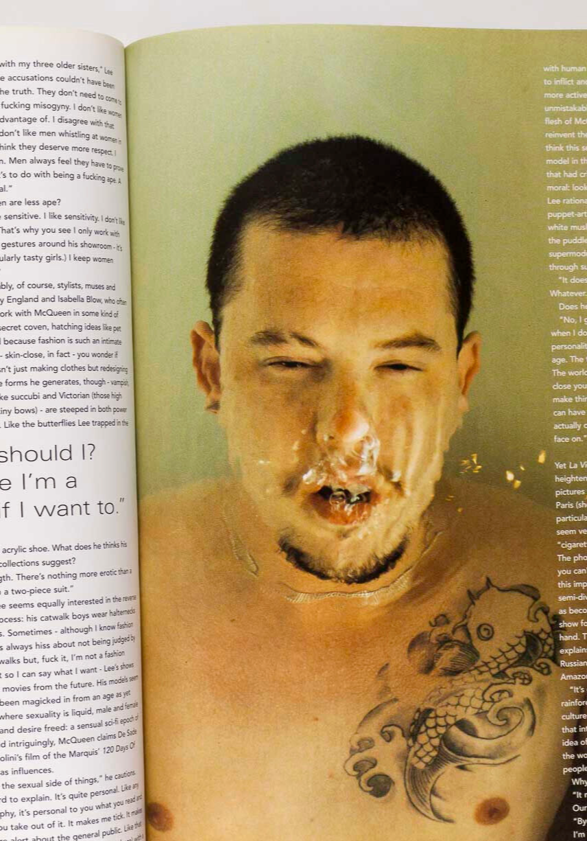 Devon Aoki ALEXANDER MCQUEEN Juergen Teller KATE MOSS Versus SOLARI i-D MAGAZINE