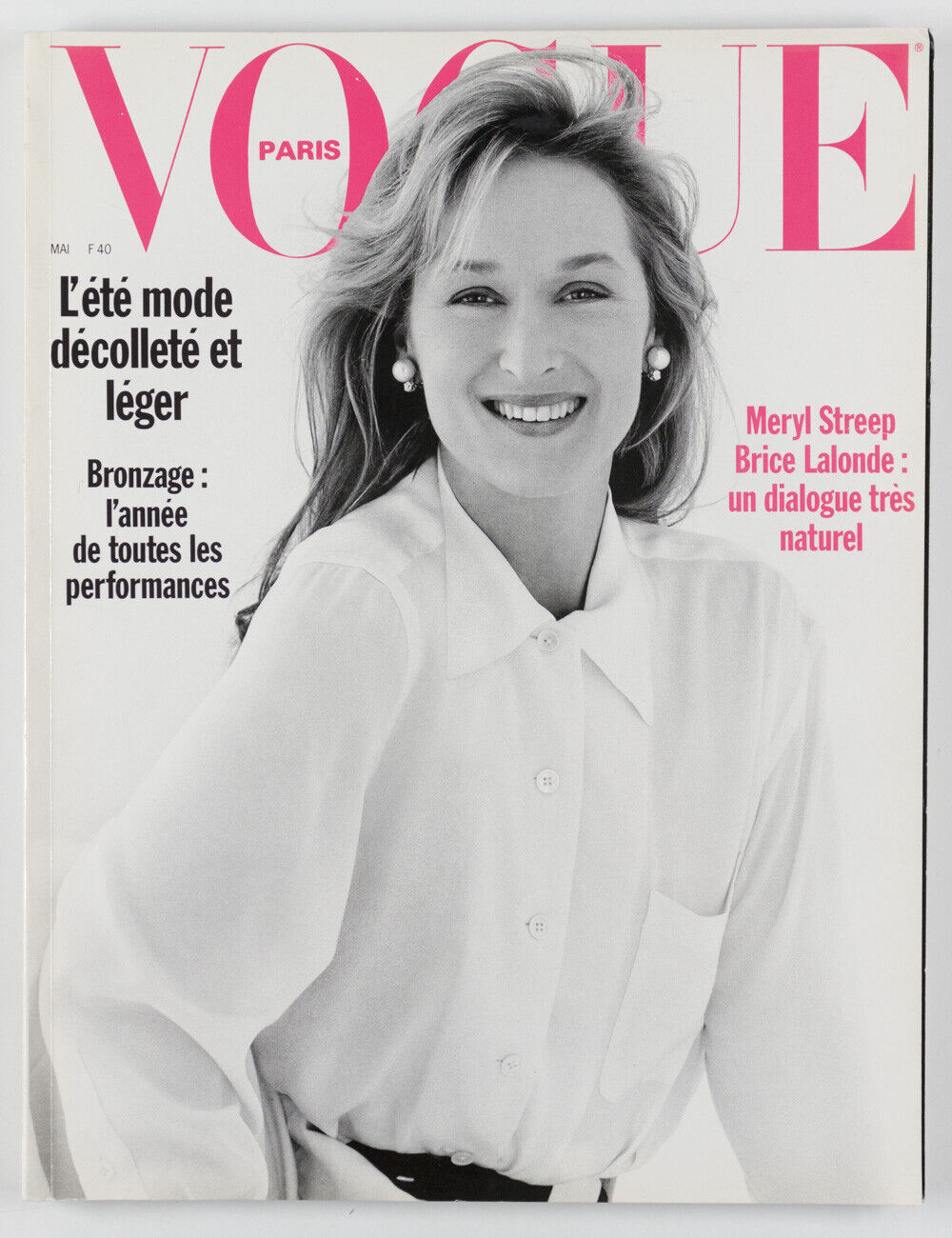 MERYL STREEP Paris Is Burning LINDA EVANGELISTA Peter Lindbergh GAULTIER Vogue