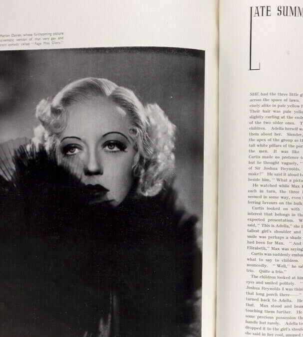 ERTE Marion Davies LORETTA YOUNG Norman Parkinson KEES DONGEN Benigni UK Harpers