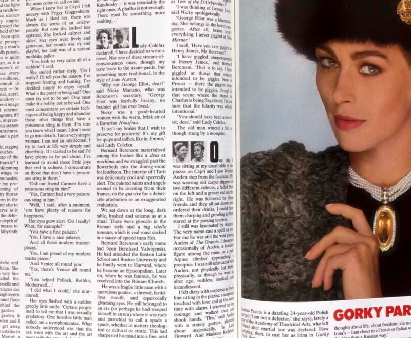 Rodchenko USSR John Piper JOANNA PACULA Terence Donovan CLIVE ARROWSMITH Tatler