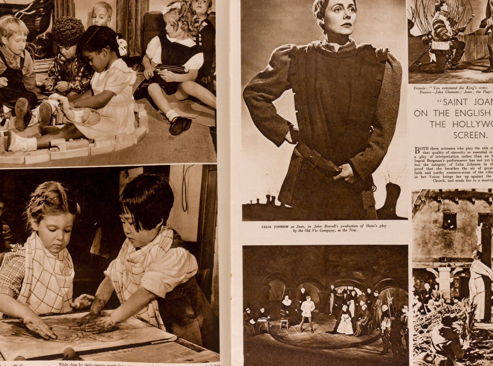 VIVIEN LEIGH Angela Lansbury BARBARA ANN SCOTT The Sketch Dec 1947 Celia Johnson