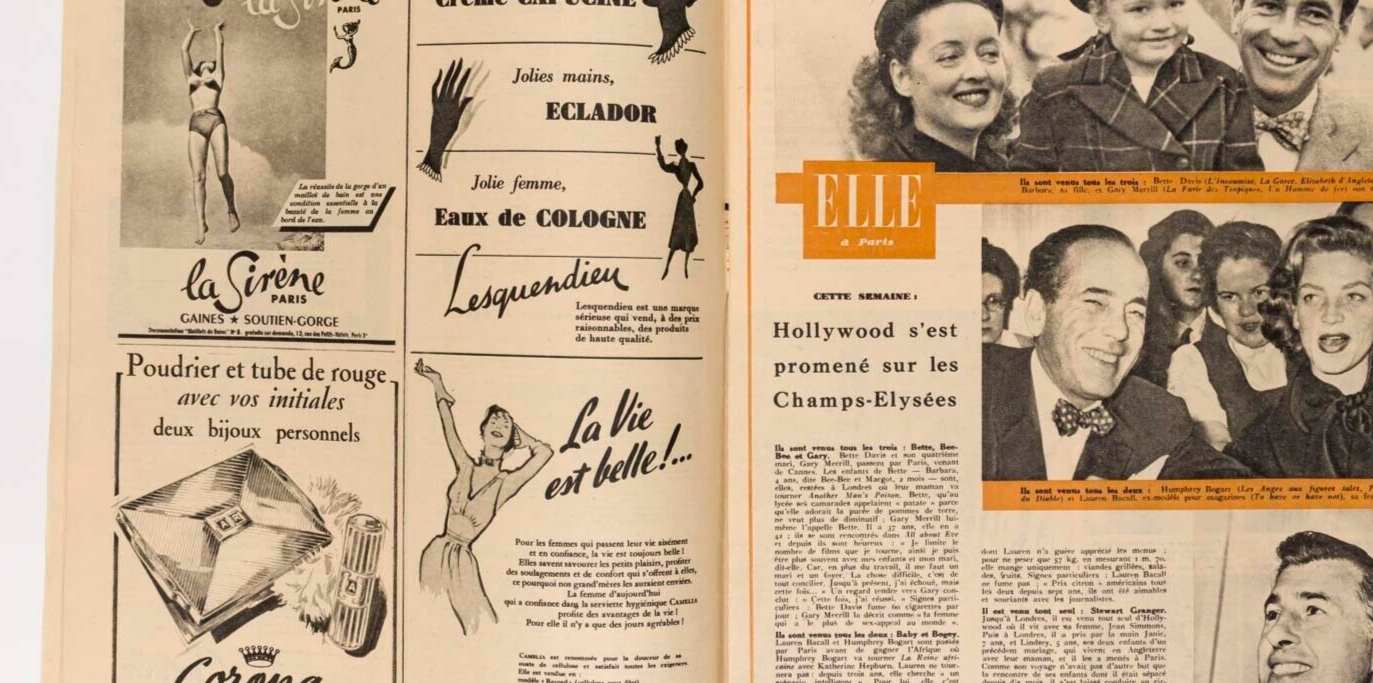 BRIGITTE BARDOT Suzy Parker BRASSAI Seville BETTE DAVIS French ELLE magazine 50s