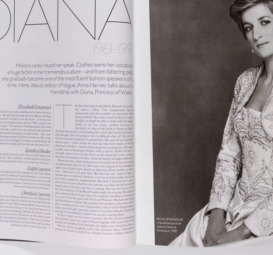 PRINCESS DIANA Patrick Demarchelier STELLA TENNANT Gianni Versace JUDE LAW Vogue
