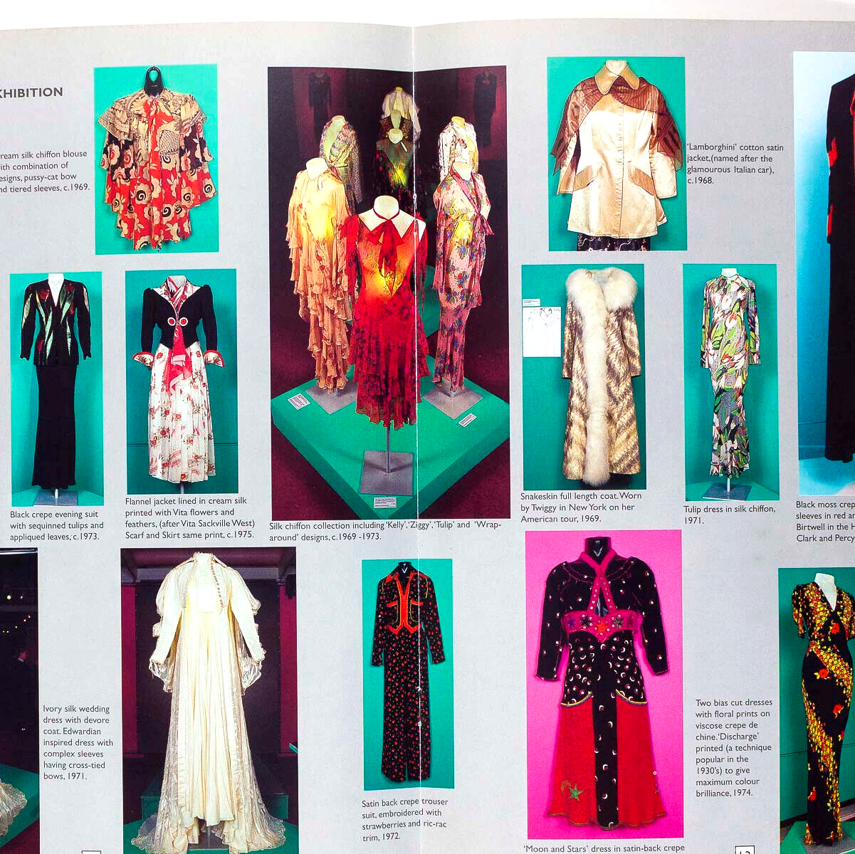 OSSIE CLARK Warrington Art Museum CELIA BIRTWELL fashion PATTIE BOYD Hockney vtg