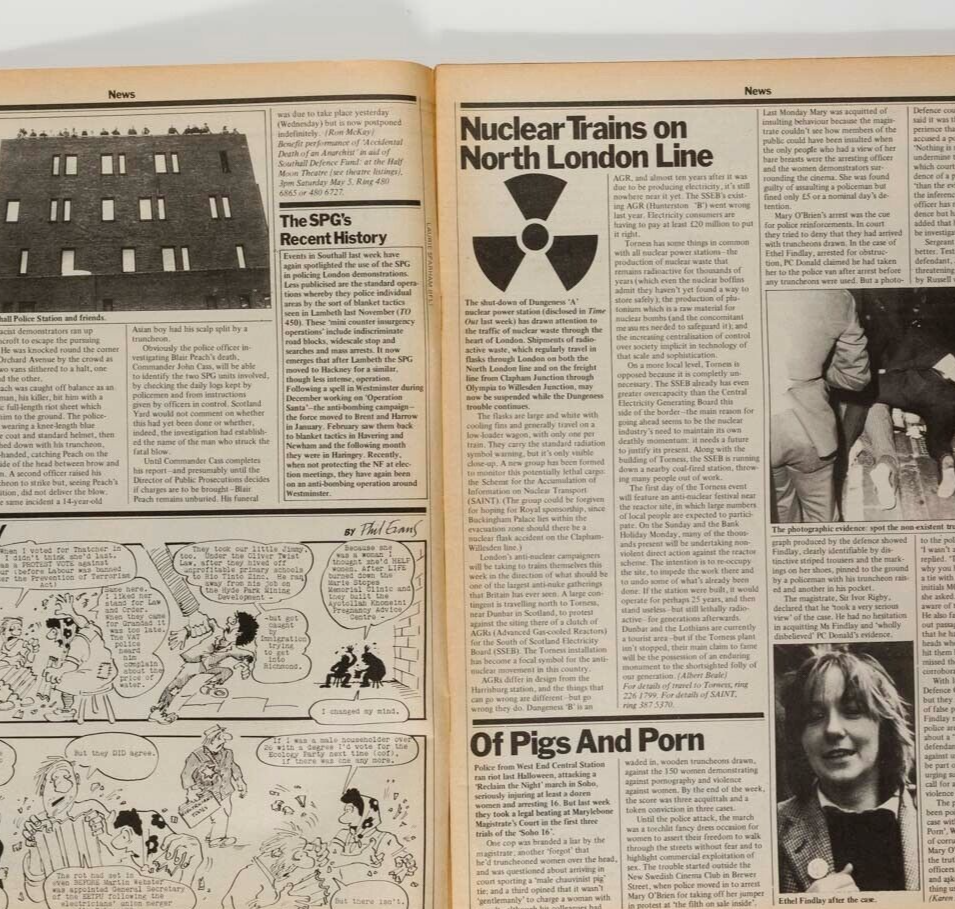 Warriors  XENNY & THE JETS Blair Peach CHRISTO The Pop Group ~ TIME OUT magazine