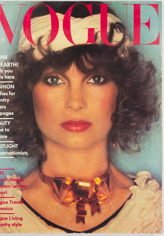 Zandra Rhodes NORMAN PARKINSON Apollonia BILL GIBB Wallis Franken MEN vtg VOGUE