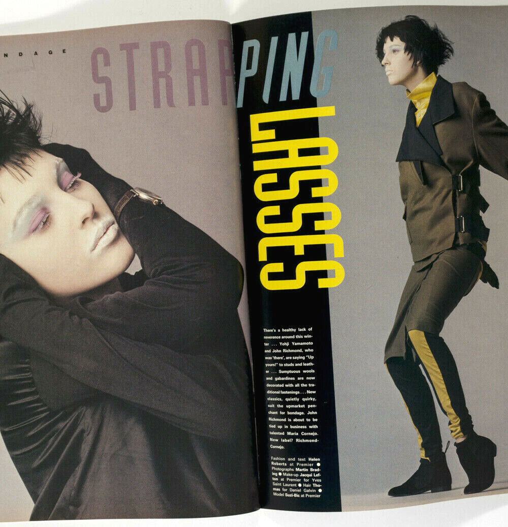 NICK KAMEN Alaia ANGELA CARTER Susie Bick JPG Paul Weller CDG The Face magazine