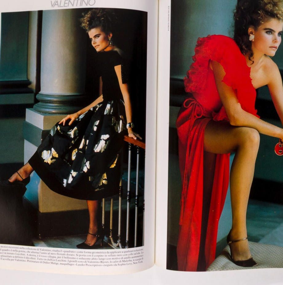 BROOKE SHIELDS Joe Eula MARIEL HEMINGWAY Harpers Bazaar Italia 9 September 1981