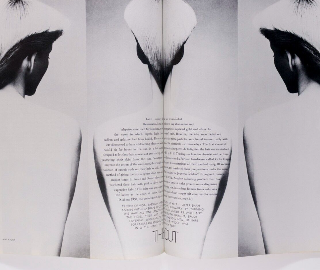 Norman Parkinson PETER SELLERS Clio Goldsmith VOGUE BEAUTY magazine PATRICK HUNT