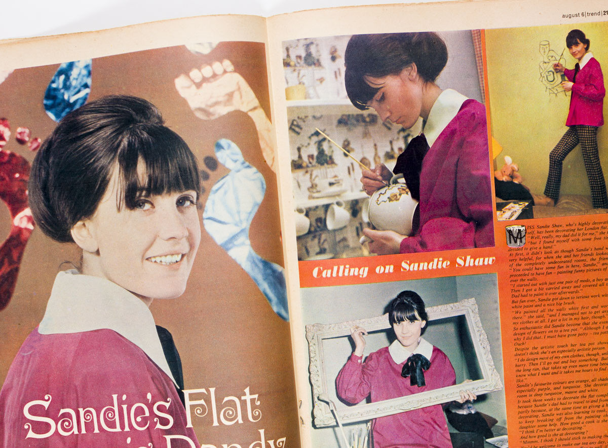 MARIANNE FAITHFUL Sandi Shaw ERIC BURDON Graham Nash ALLAN CLARKE Trend magazine