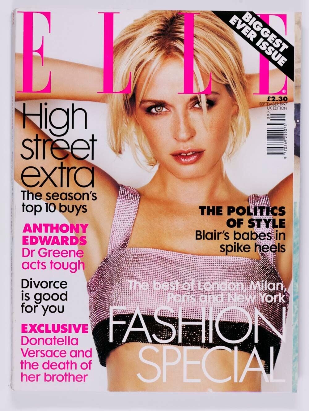 Annie Morton GIANNI VERSACE Donatella CHANDRA NORTH Patricia Arquette GUCCI Elle