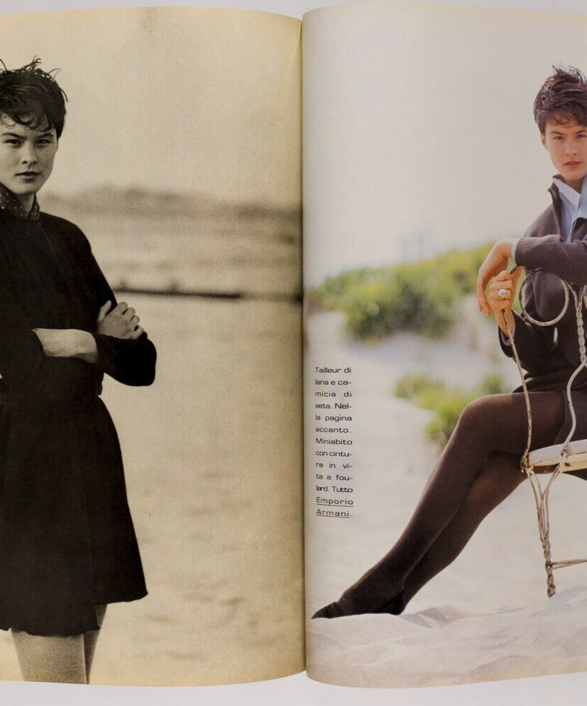 Milla Jovovich SHARON TATE Roman Polanski LEI MAGAZINE October 1988 Steve Hiett