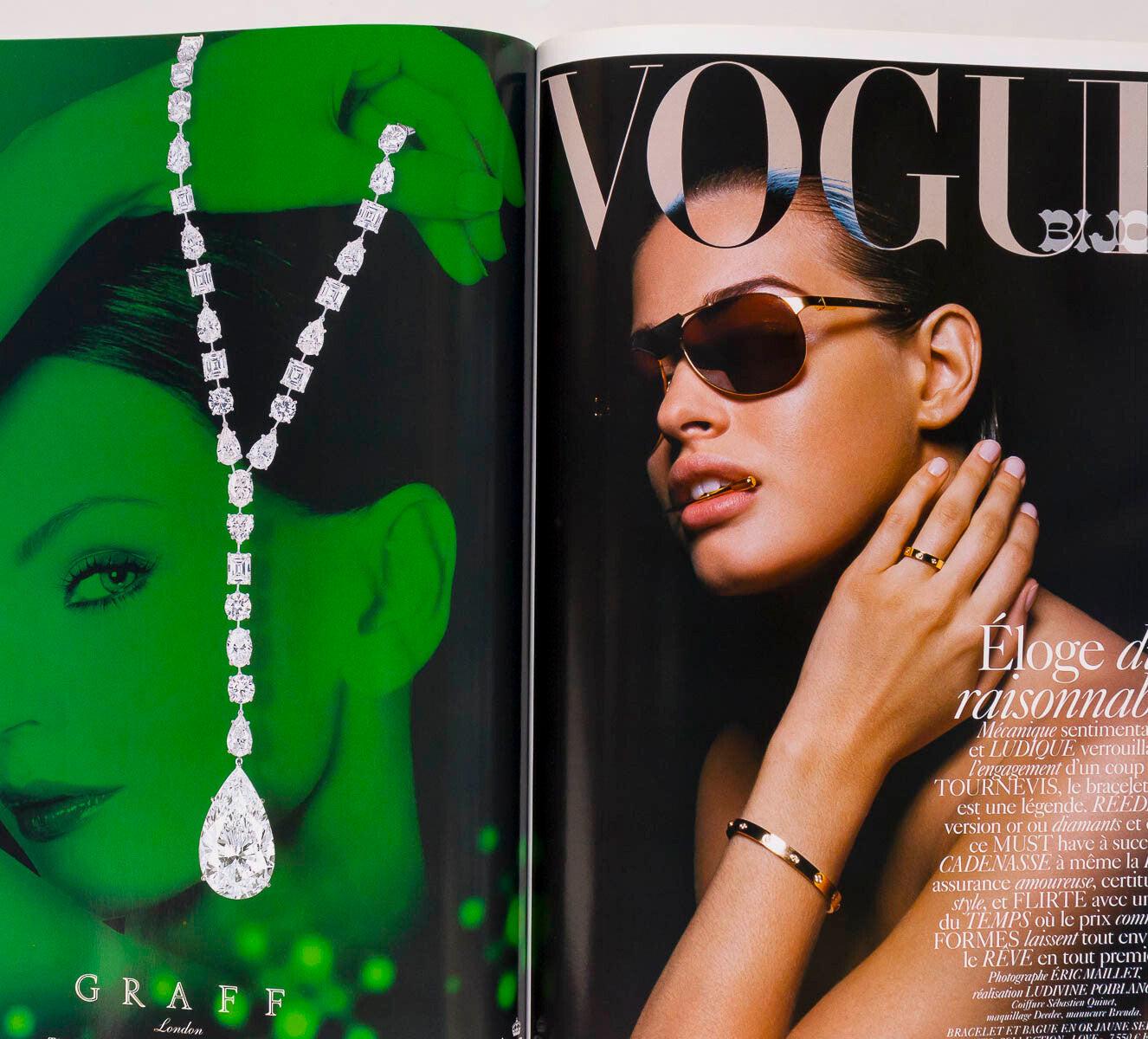 Jessica Stam GEMMA WARD Stephanie Seymour PARIS VOGUE September 2006 Biba LOEWE