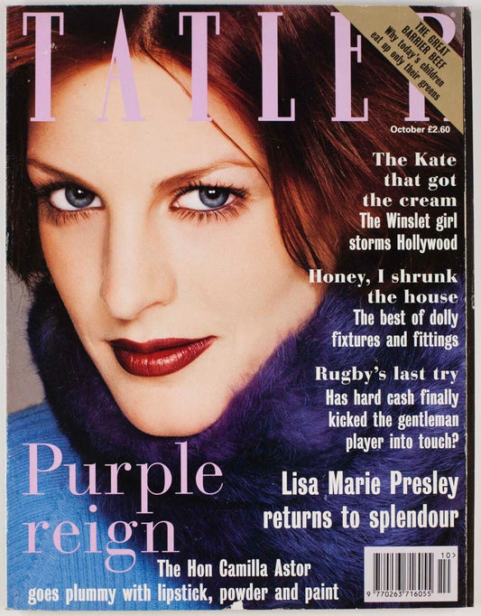 Camilla Astor KATE WINSLET Lisa Marie Presley TATLER MAGAZINE Ines Sastre BIBA