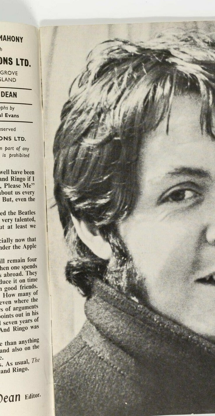 PATTIE BOYD George Harrison JOHN LENNON EMI Ringo BEATLES MONTHLY BOOK magazine