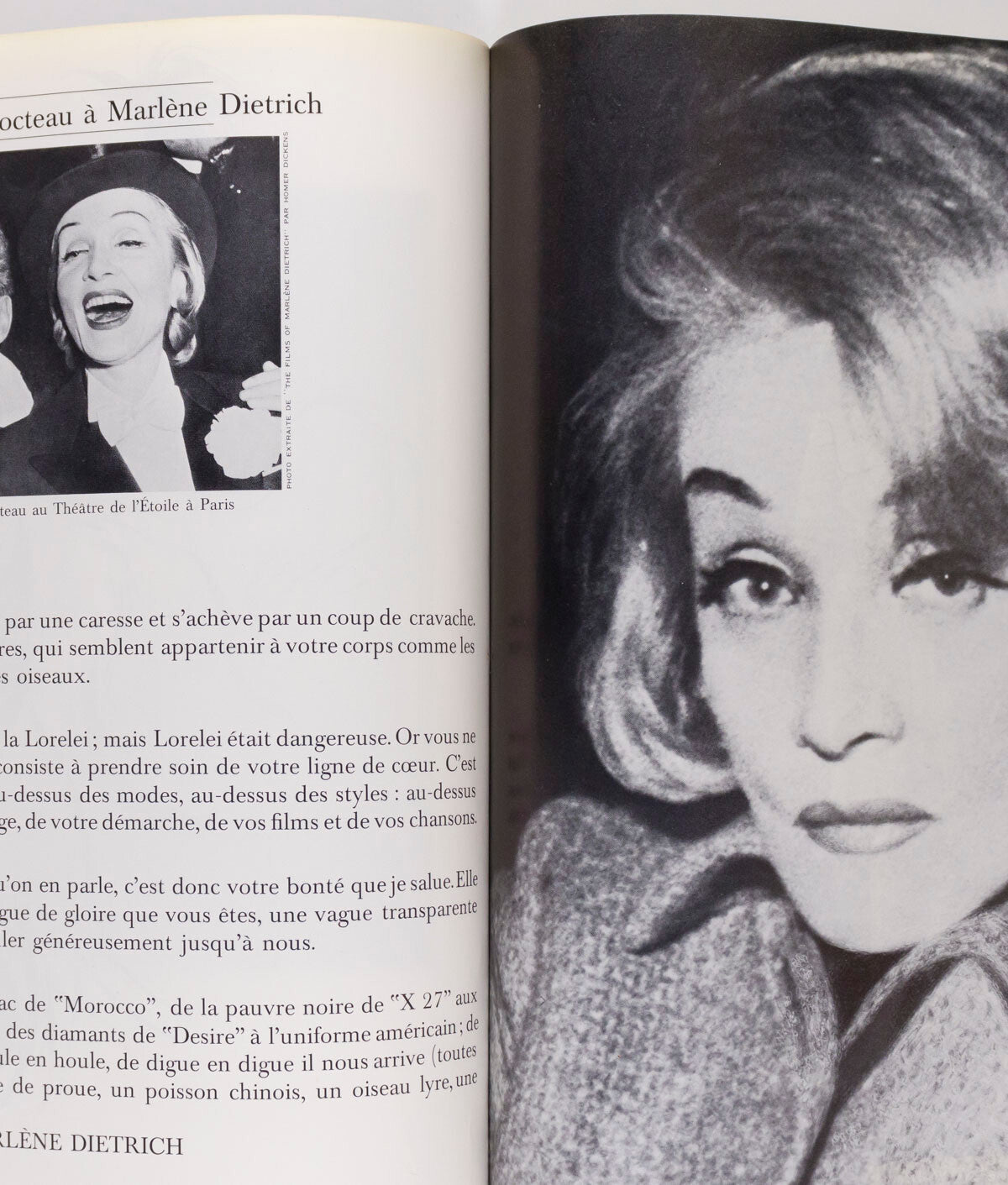 PARIS VOGUE par by MARLENE DIETRICH Helmut Newton GUY BOURDIN magazine 1974 Xmas