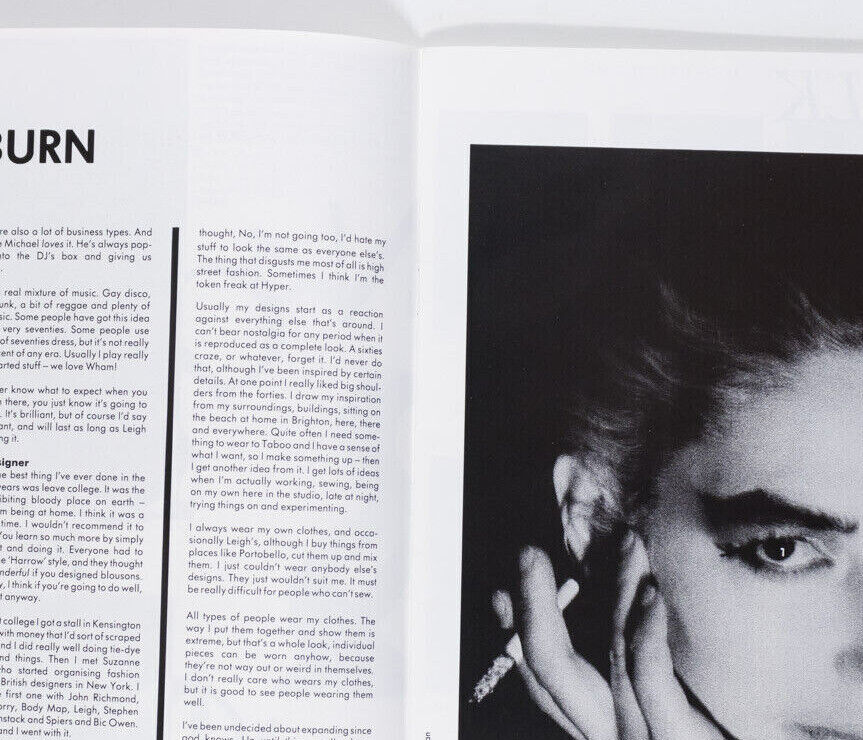 HYPER Lookbook BOY LONDON Rachel Auburn PAM HOGG magazine no.1 vtg HYPE 1986 A/W