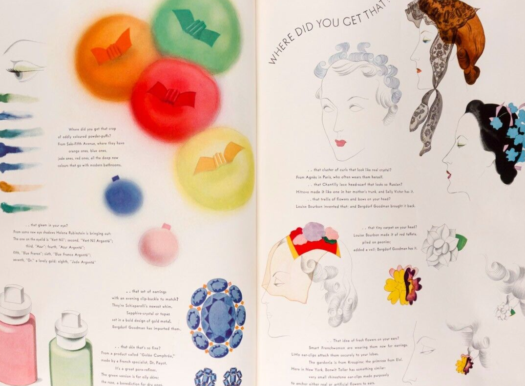 PIERRE ROY Patty Berg PARIS Dolores Del Rio RBW Guy Pene du Bois BALI Vogue 1936