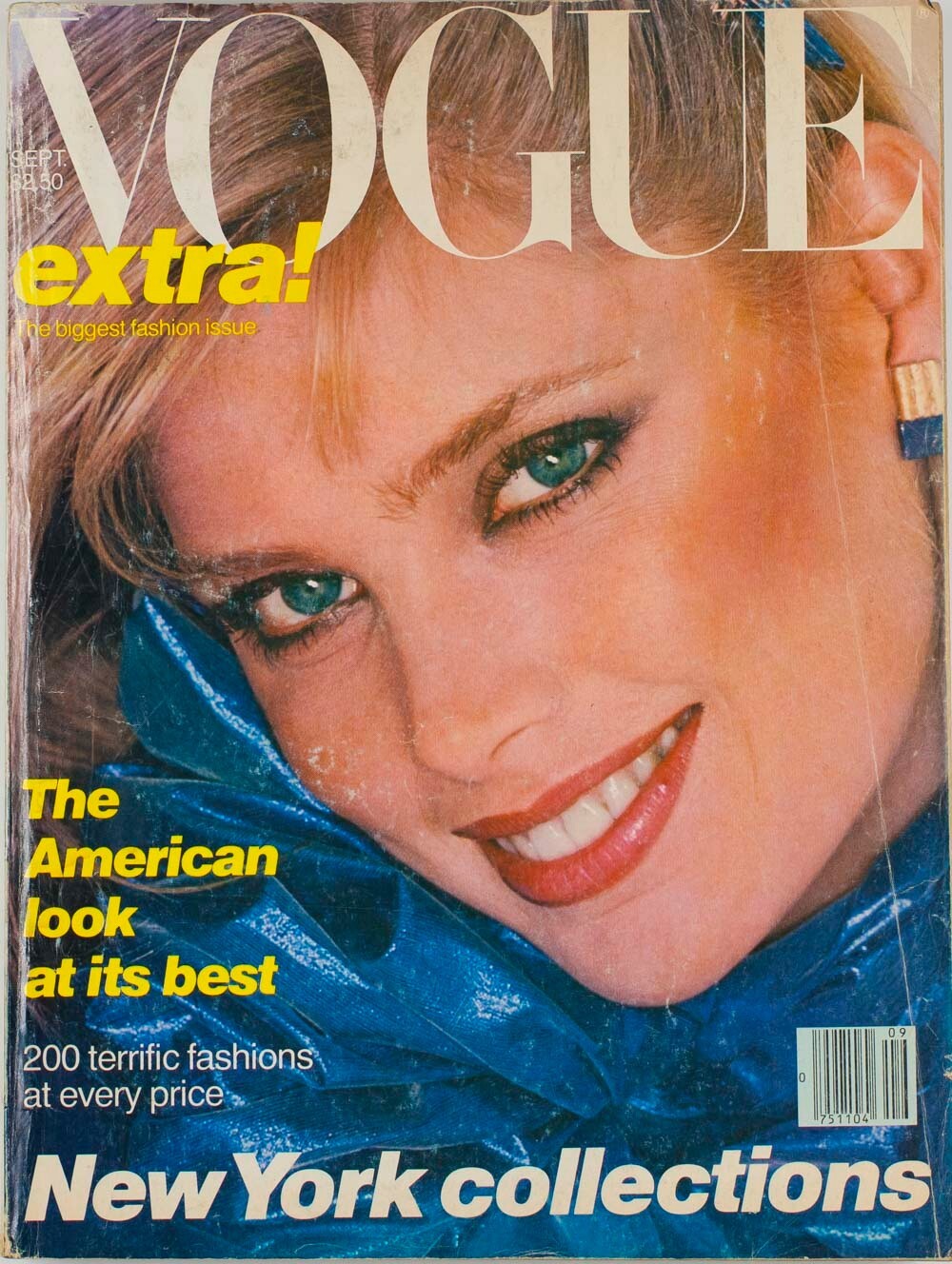 KELLY EMBERG Gia Carangi BEVERLY JOHNSON Vogue US September 1979 COLLECTIONS vtg