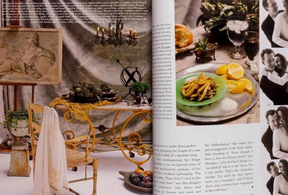 Sarah O'Hare EMMA BALFOUR Collette Dinnigan LUCIE DE LA FALAISE Margiela VOGUE