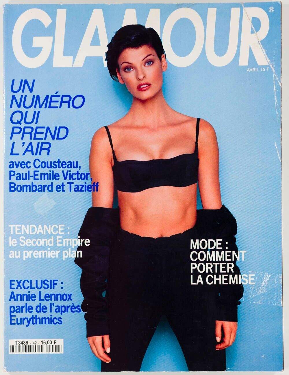 Linda Evangelista ANNIE LENNOX Eva Herzigova KATE MOSS Martika GLAMOUR magazine
