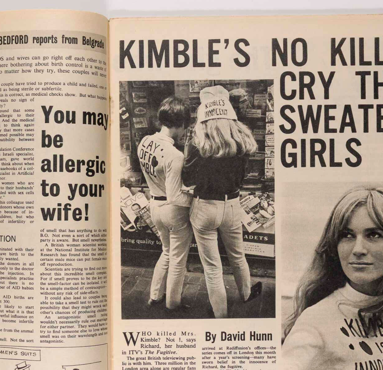 JUDY GARLAND Liza Minnelli SHEILA SCOTT The Fugitive MRS KIMBLE Titbits magazine