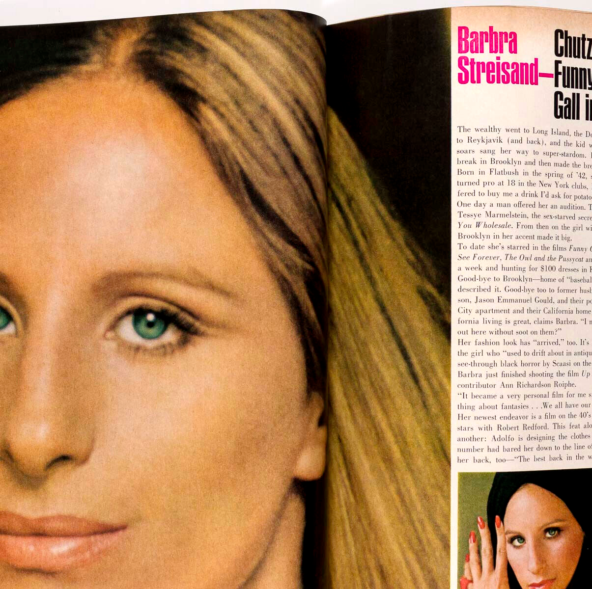 Barbra Streisand GEORGIA O'KEEFE Anjelica Huston SKI Carly Simon HARPER'S BAZAAR