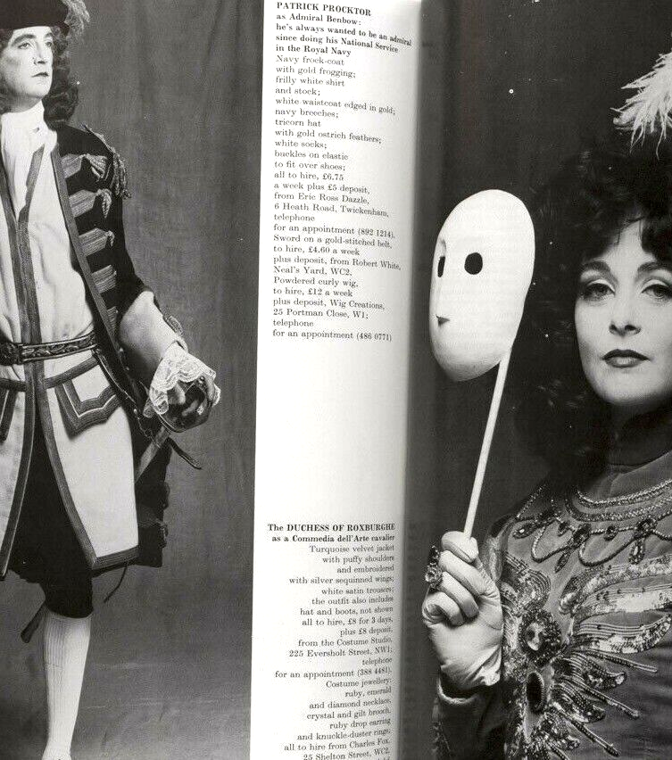 AMANDA LEAR Annie Lennox PATRICK PROCTOR Diana Cooper PAULA YATES Harper's Queen