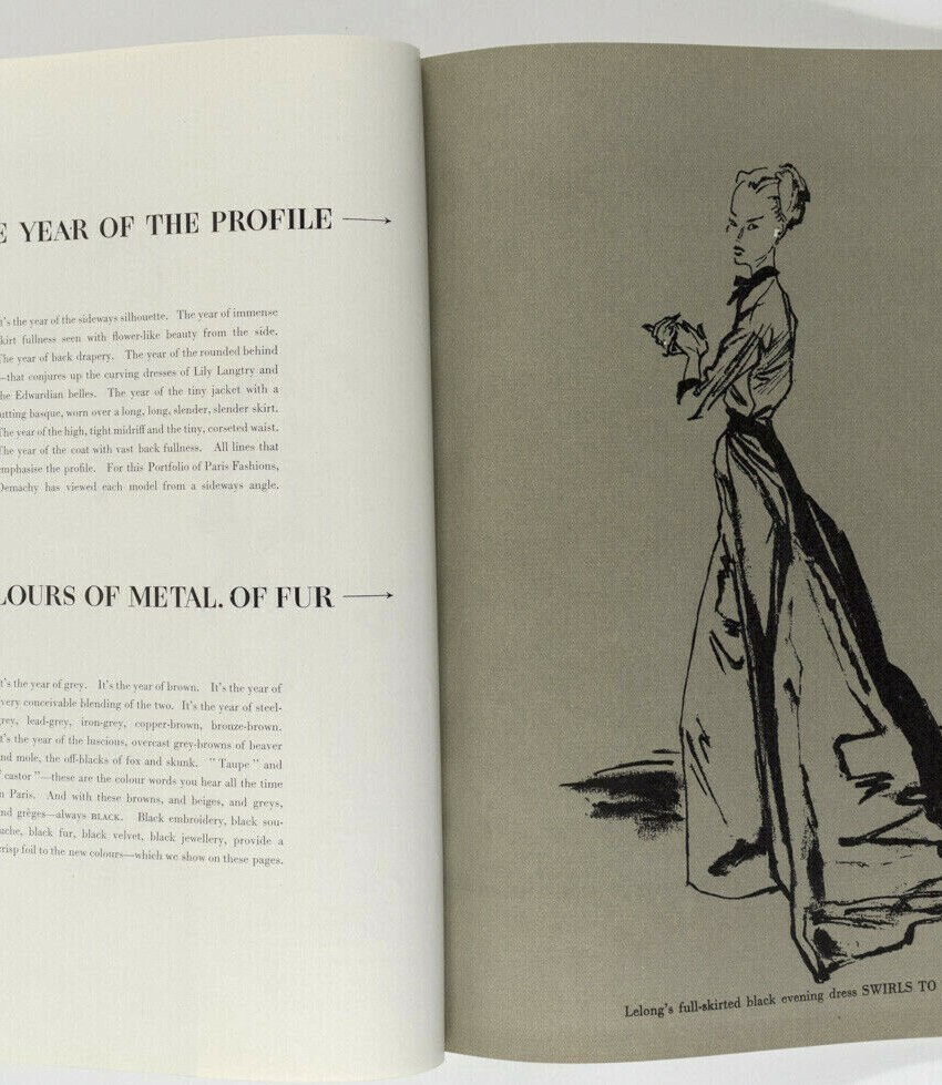 Paris SAUL STEINBERG 2nd Christian Dior collection AVEDON Demachy HARPERS BAZAAR