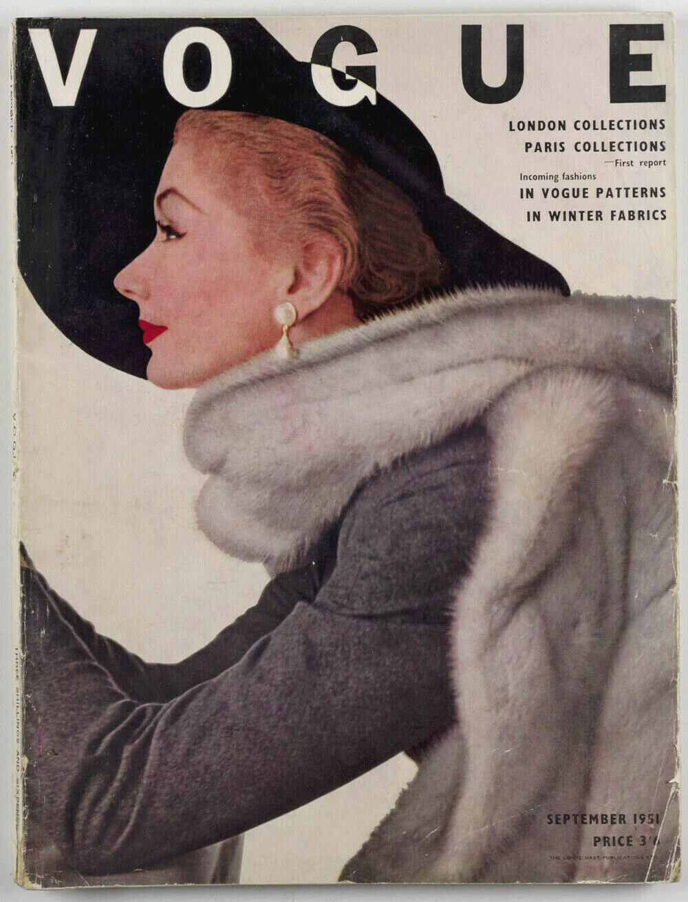 IRVING PENN Lisa Fonssagrives CECIL BEATON Norman Parkinson DIOR Vogue Sep 1951