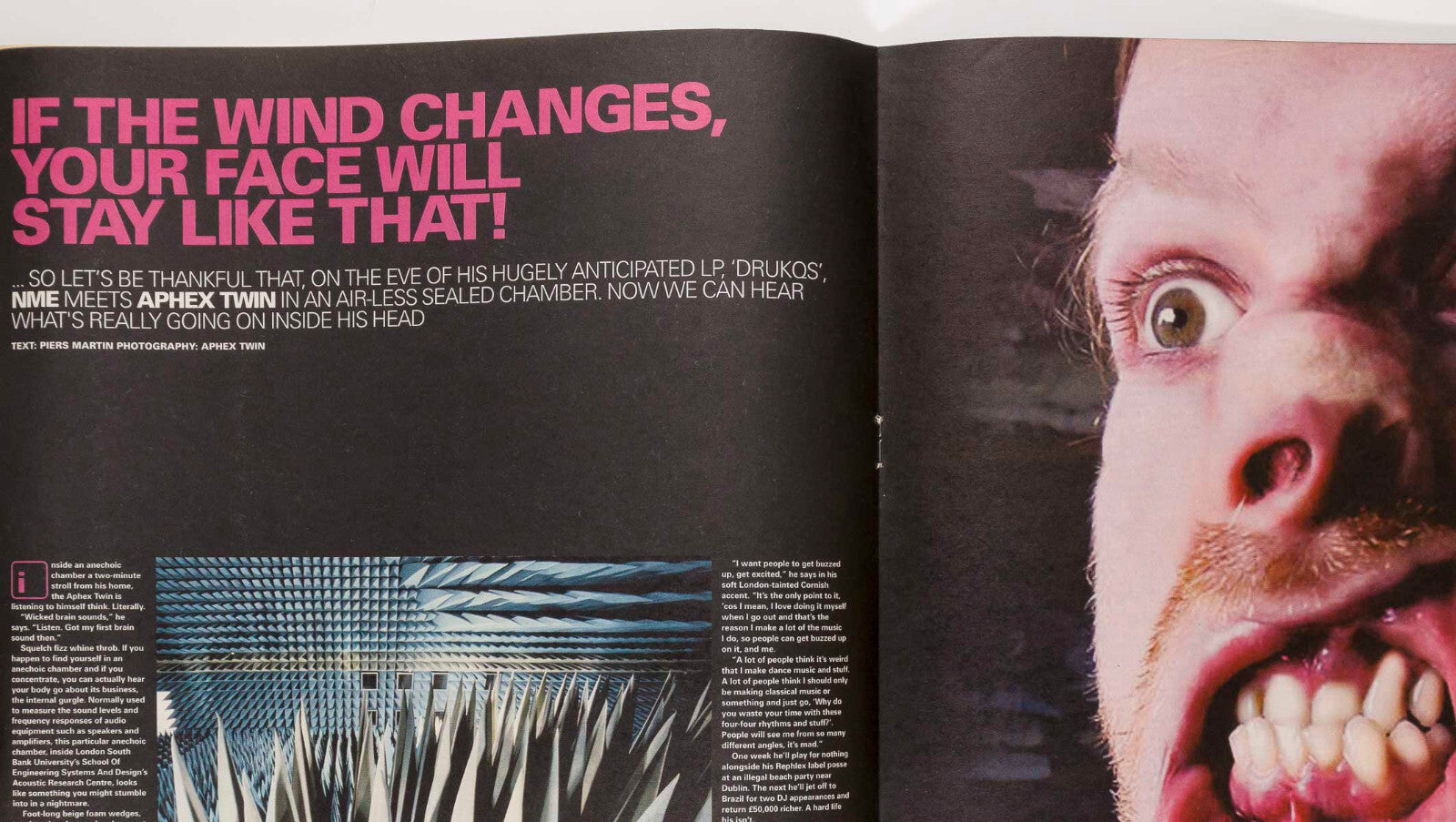 APHEX TWIN Spiritualized GARBAGE Sum 41 Pulp NME magazine 6 October 2001 Streets