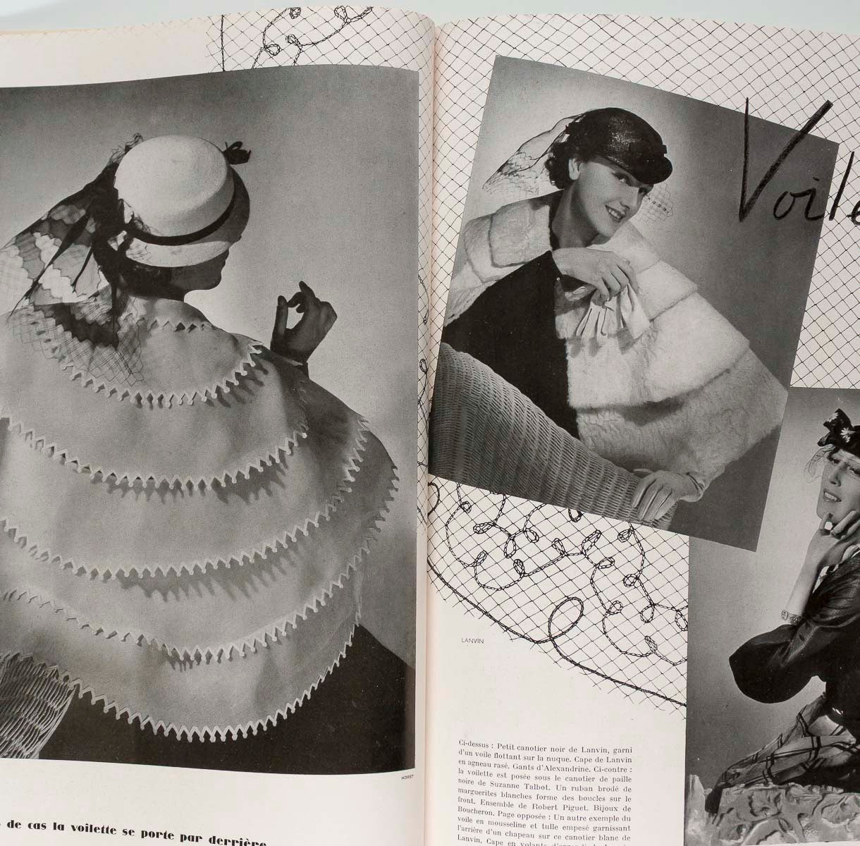 MARCEL VERTES Christian Berard CECIL BEATON Paris Vogue May 1935 Horst VIONNET