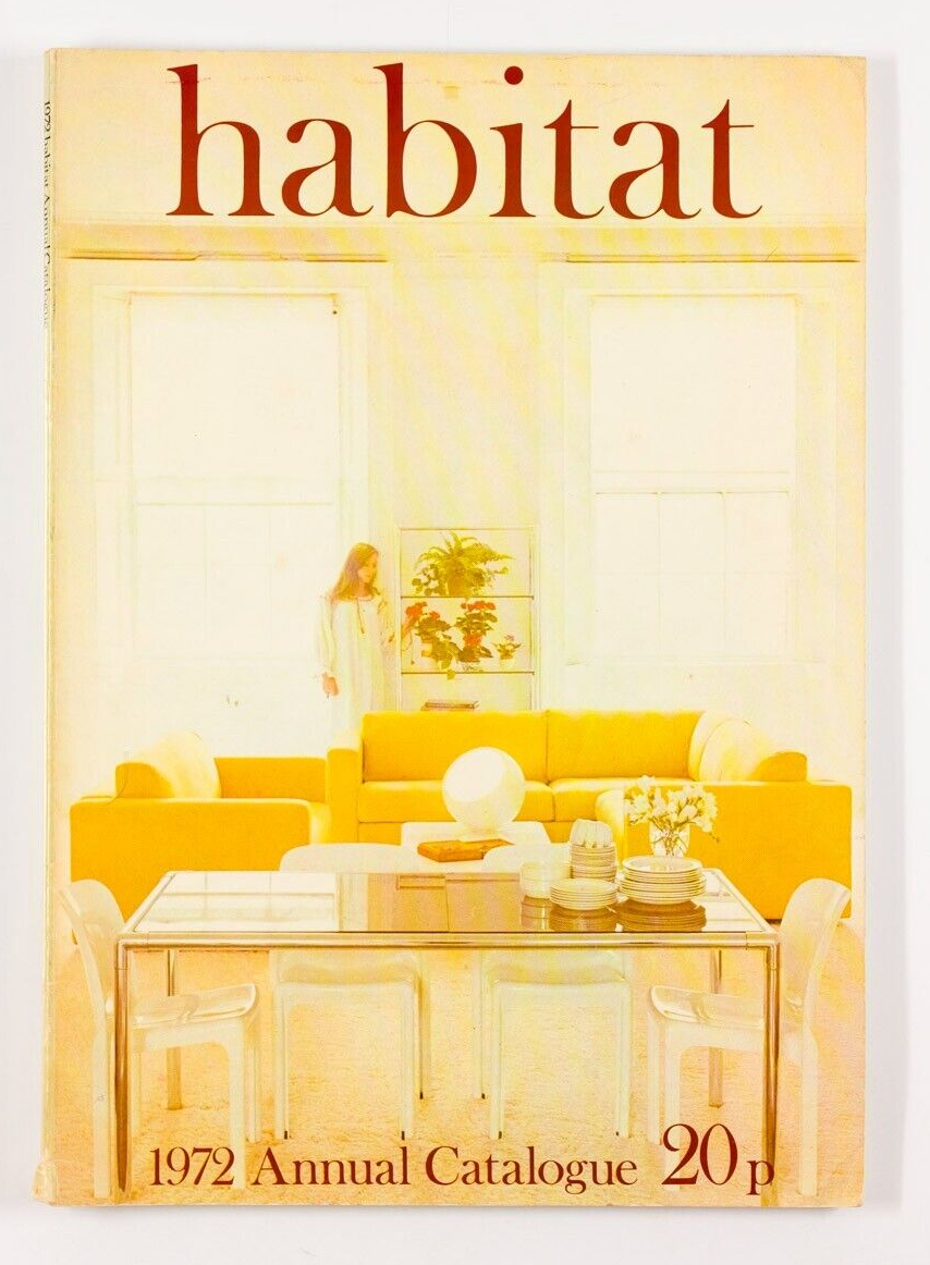 HABITAT Annual catalogue 1972 Terence Conran INTERIOR DESIGN magazine FURNITURE