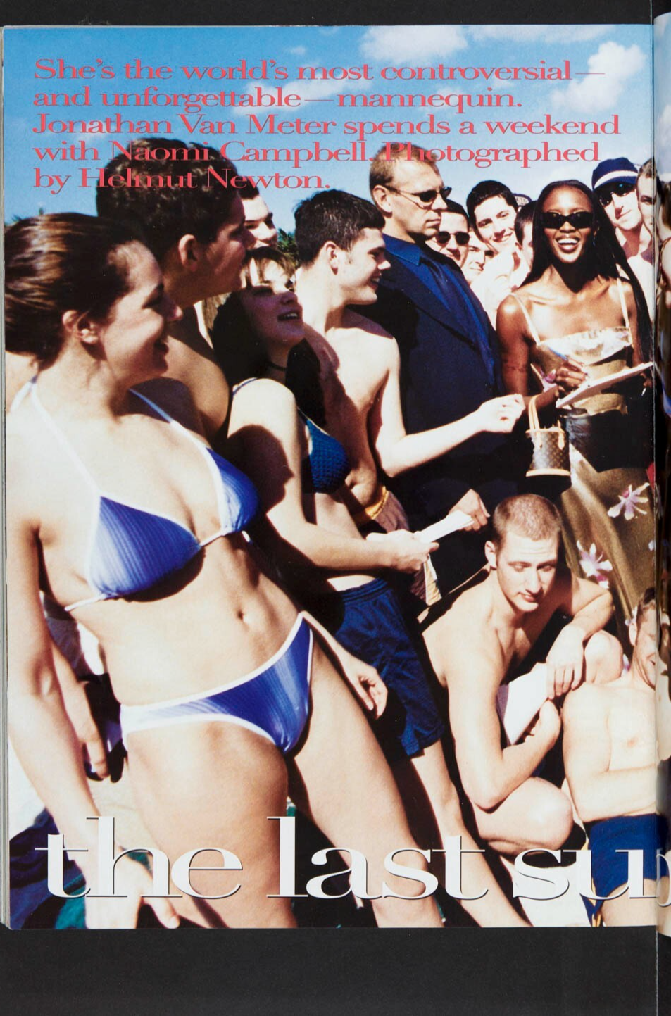 Carolyn Murphy BRUCE WEBER Naomi Campbell VOGUE March 1999 Gucci GISELE Madonna