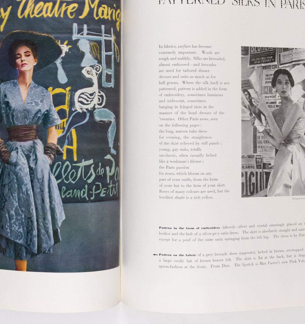 VIVIEN LEIGH Christian Dior Junon dress RICHARD AVEDON Harpers Bazaar 1949 Nov