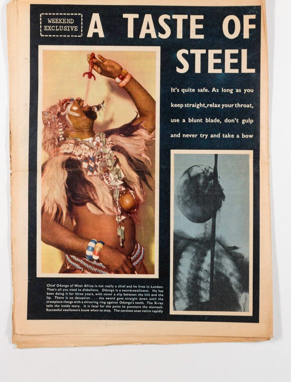 MARILYN MONROE INTERVIEW Tony Curtis NIAGARA Chief Odongo ~ 60s Weekend magazine