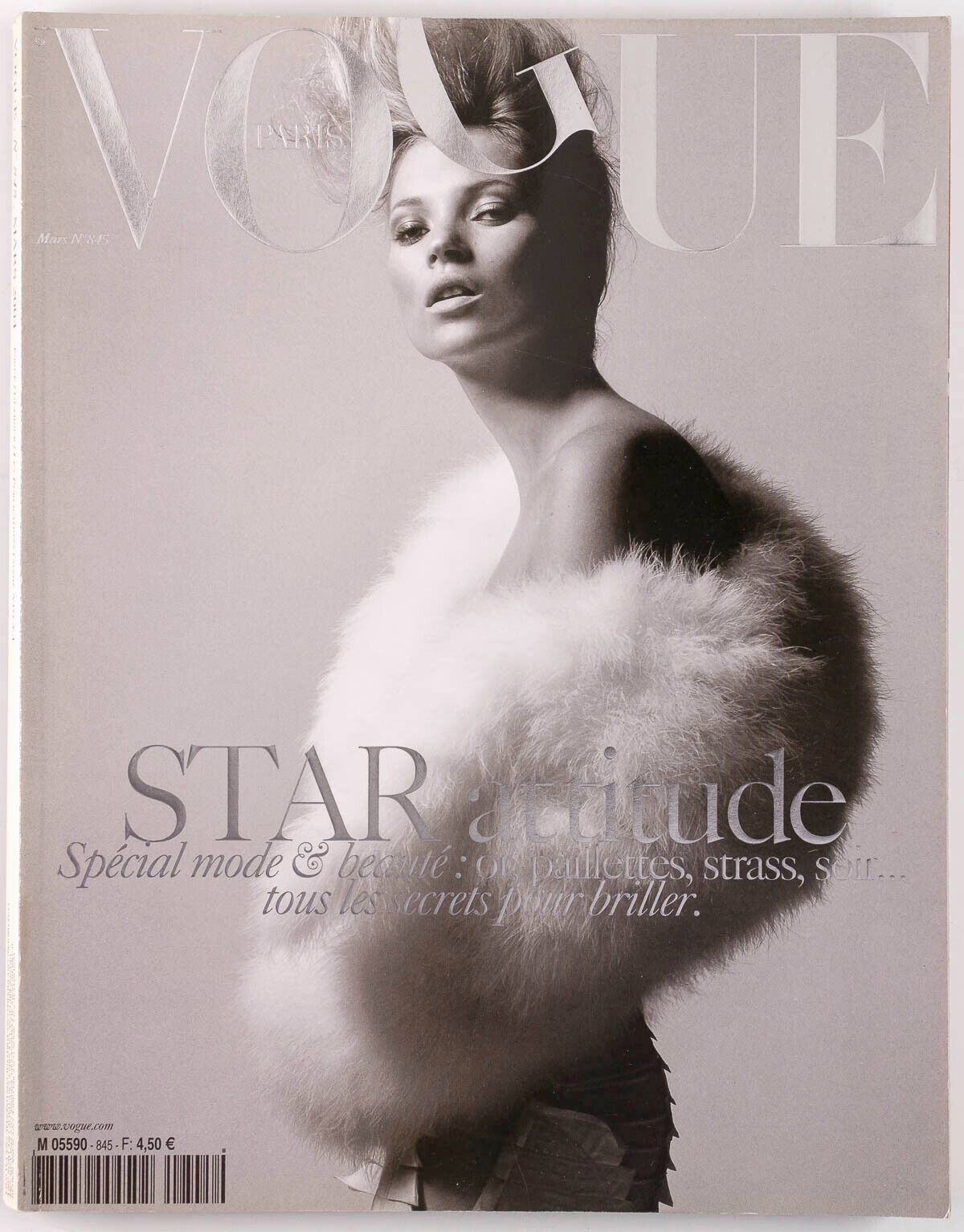 Kate Moss GISELE Alexander McQueen PARIS VOGUE March 2004 Daria Werbowy TESTINO