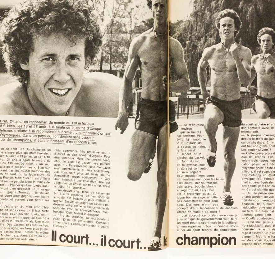 OLIVIERO TOSCANI Elle magazine FRANCE Sep 1975 Courreges DEPARDIEU Knapp PICASSO