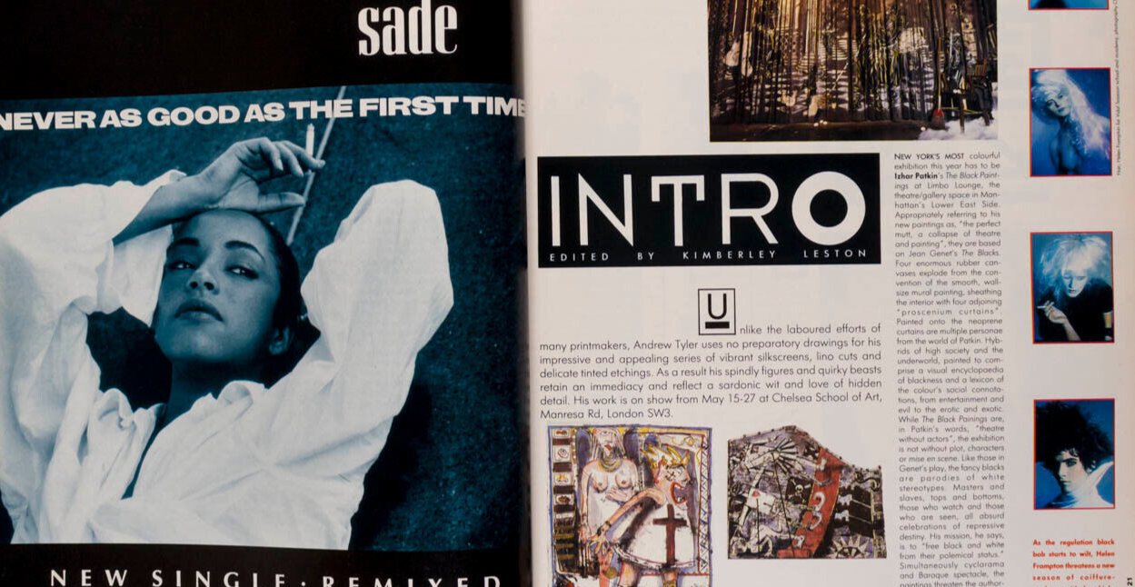 Nick Kamen BOY GEORGE Sade EDDIE O'CONNELL Rowan Atkinson TIM ROTH Face magazine
