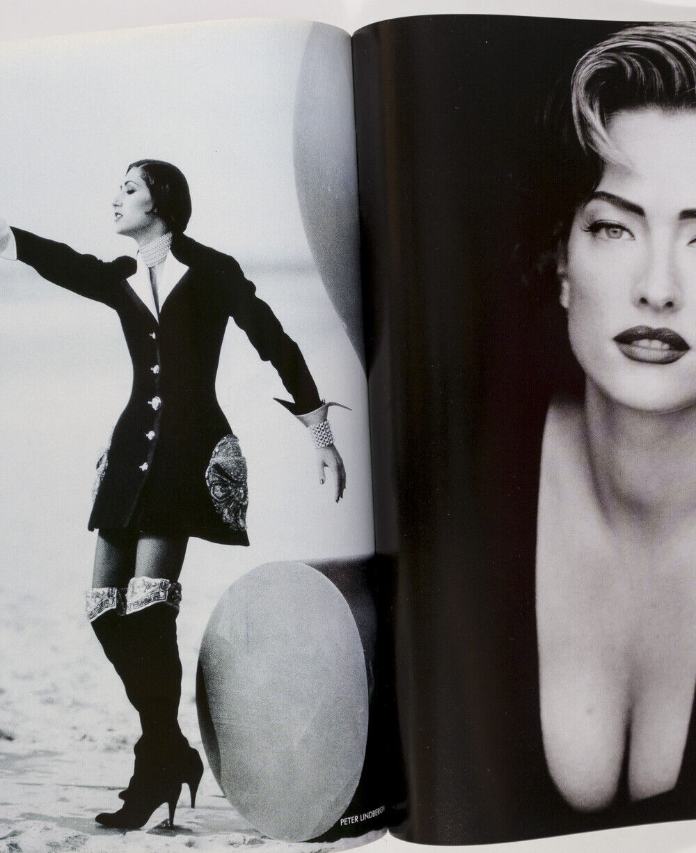 Linda Evangelista PETER LINDBERGH Helena Christensen JEAN MUIR Vogue 1991 Sep UK
