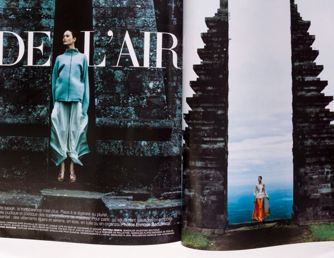Kate Moss HAUTE COUTURE Malgosia Bela PARIS VOGUE March 1999 Natalia Semanova