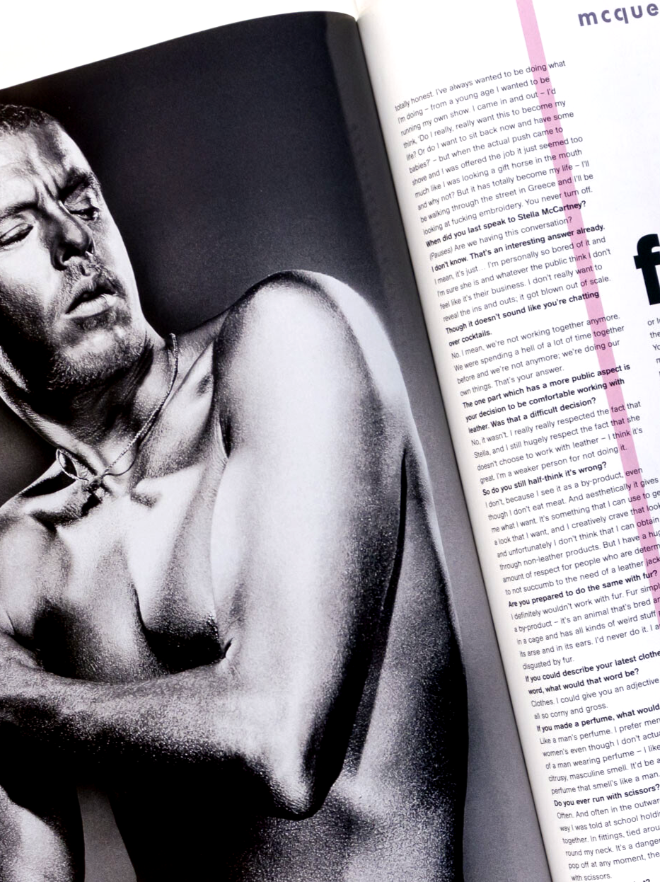 Alexander McQueen JOANNA NEWSOM Corinne Day THE FACE magazine September 2002 vtg